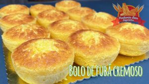 Bolo de Fubá Cremoso que vende muito na Padaria Sem Segredos